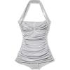 Norma Kamali Womens Bill Mio(Silver)