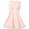 Norma Kamali Women’s Sleeveless Grace Mini Dress(Ballet Pink)