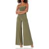 Norma Kamali womens Strapless Elephant Jumpsuit(Military)