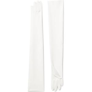 Norma Kamali womens Long Gloves(Snow White)