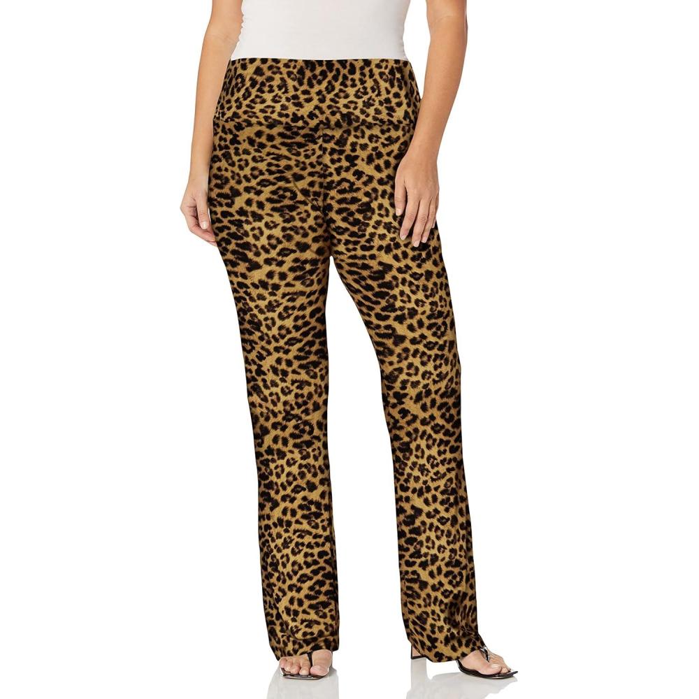 image:imageNorma Kamali Womens Boot PantGolden Leopard