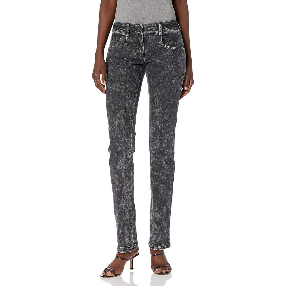 image:imageNorma Kamali Womens BoyfriendBlack Acid Wash