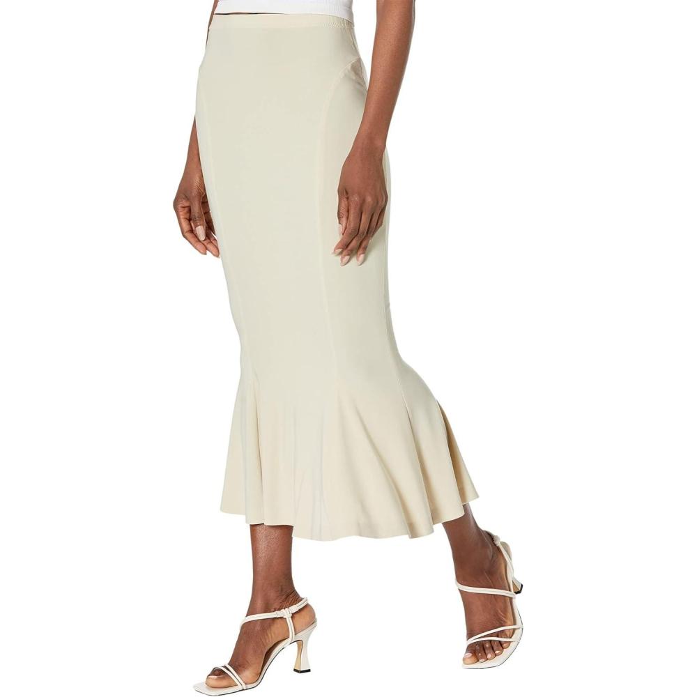 image:imageNorma Kamali Womens Fishtail Skirt to MidcalfMist
