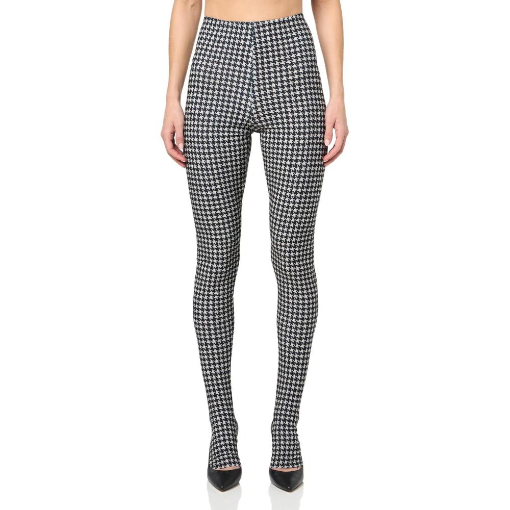 image:imageNorma Kamali Womens Legging WFootie WO WaistbandLarge Houndstooth