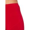 Norma Kamali Women’s Diagonal Legging with Mesh Insert(Tiger Red/Tiger Red)