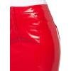 Norma Kamali Women’s Fishtail Jean Skirt to Midcalf(Tiger Red)
