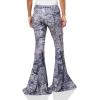 Norma Kamali Women’s Fishtail Jean(Black/Navy Denim Prt)