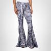 Norma Kamali Women’s Fishtail Jean(Black/Navy Denim Prt)