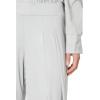 Norma Kamali Women’s Low Rise Pleated Trouser(Dove)