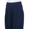 Norma Kamali Women’s Low Rise Pleated Trouser(True Navy)