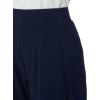 Norma Kamali Womens Low Rise Pleated Trouser(True Navy)