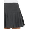 Norma Kamali Women’s Pleated Mini Skirt (24)(Dark Heather Grey)