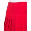 Norma Kamali Women’s Pleated Mini Skirt(Tiger Red)