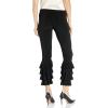 Norma Kamali Women’s Ruffle Legging(Black)
