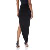 Norma Kamali Women’s Side Drape Long Skirt(Black)