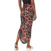 Norma Kamali Women’s Side Drape Long Skirt(Black Poppy)