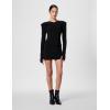 Norma Kamali Womens Side Slit Mini Skirt(Black)