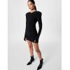 Norma Kamali Womens Side Slit Mini Skirt(Black)