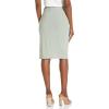 Norma Kamali Women’s Side Slit Skirt Cover The Knee(Dried Sage)