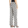 Norma Kamali Women’s Side Stripe Boyfriend Sweatpant(Blk Buff Chk/Off St)