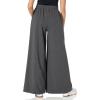Norma Kamali Women’s Side Stripe Boyfriend Sweatpant(Dk Hthr Grey/Off St)