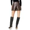 Norma Kamali Women’s Straight Leg Short(Chocolate)