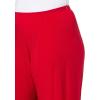Norma Kamali Womens Tapered Pleated Trouser(Tiger Red)
