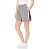 Norma Kamali Women’s Boyfriend Shorts(Medium Heather Grey/White/Black)