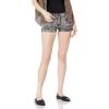 Norma Kamali Women’s Cut Off Shorts(Black Acid Wash)