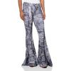Norma Kamali Women’s Fishtail Jean(Black/Navy Denim Prt)