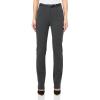 Norma Kamali Women’s High Waist Boot Leg Jean(Dark Heather Grey)