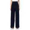 Norma Kamali Women’s High Waist Pleat Pants(True Navy)