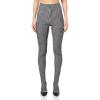 Norma Kamali Women’s Legging W/Footie W/O Waistband(Large Houndstooth)