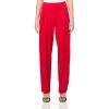 Norma Kamali Women’s Low Rise Pleated Trouser(Tiger Red)