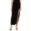 Norma Kamali Women’s Marissa Wide Slit Skirt(Black)
