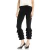 Norma Kamali Women’s Ruffle Legging(Black)