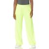 Norma Kamali Women’s SPF Sweatpant(Neon Yellow/White)