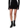 Norma Kamali Womens Side Slit Mini Skirt(Black)