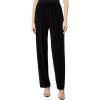 Norma Kamali Womens Tapered Pleated Trouser(Black)