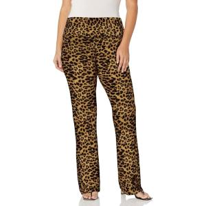 Norma Kamali Women’s Boot Pant(Golden Leopard)