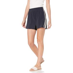 Norma Kamali Women’s Boyfriend Shorts(Pewter/Offset Stripe/Black)