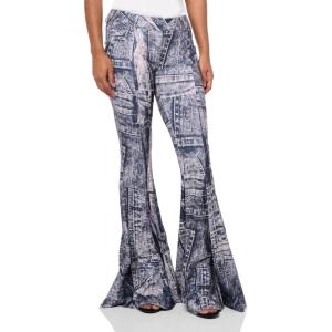 Norma Kamali Women’s Fishtail Jean(Black/Navy Denim Prt)