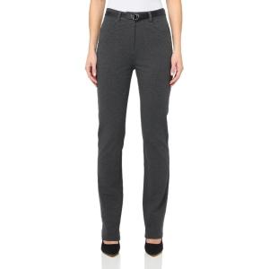 Norma Kamali Women’s High Waist Boot Leg Jean(Dark Heather Grey)