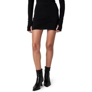 Norma Kamali Womens Side Slit Mini Skirt(Black)