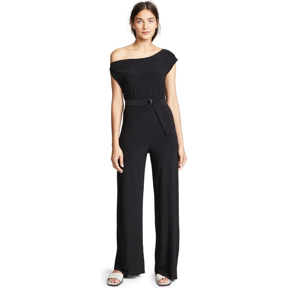 image:imageNorma Kamali Womens Drop Shoulder JumpsuitBlack