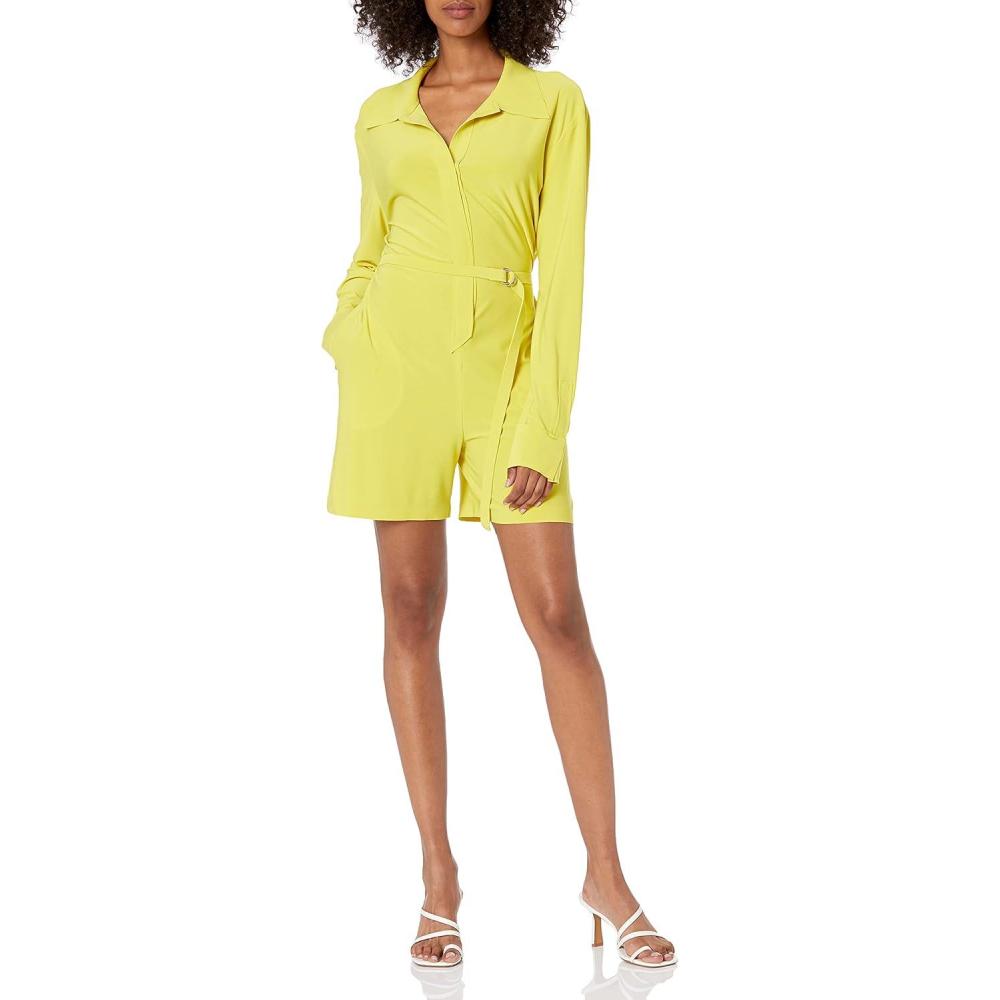 image:imageNorma Kamali womens Nk Shirt JumpshortSpring Green