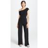 Norma Kamali Women’s Drop Shoulder Jumpsuit(Black)