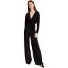 Norma Kamali Women’s Dolman Wrap Jumpsuit(Black)