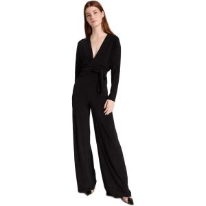 Norma Kamali Women’s Dolman Wrap Jumpsuit(Black)