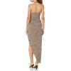 Norma Kamali Women’s Cayla Side Drape Gown(Bb Leopard)